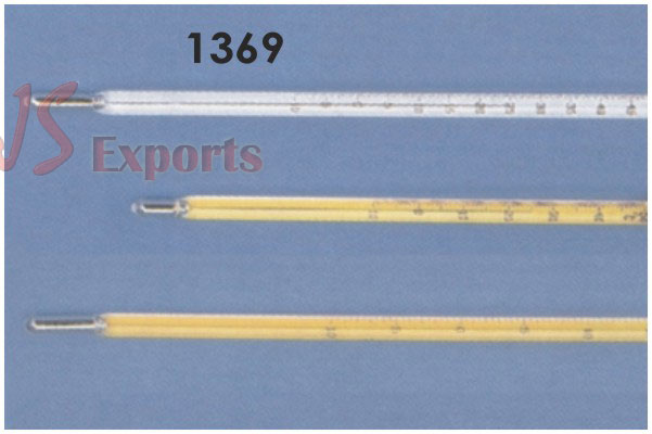 THERMOMETERS, MERCURY, WHITE SHELL BACKED